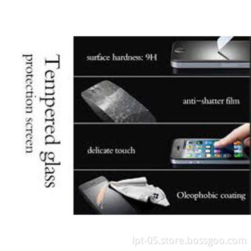 0.3mm thickness PB for iPhone 5, 9h tempered glass screen protector